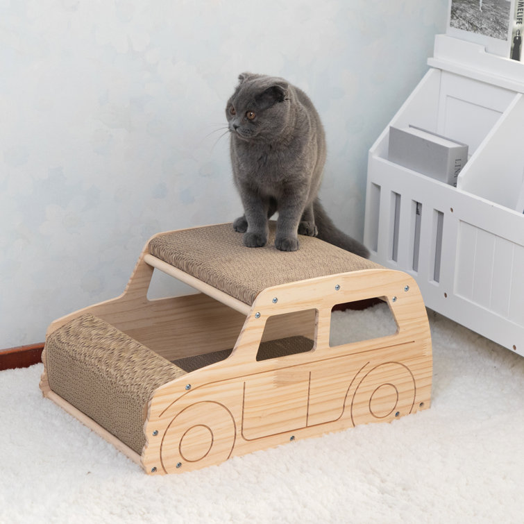 Car shaped cat clearance scratcher